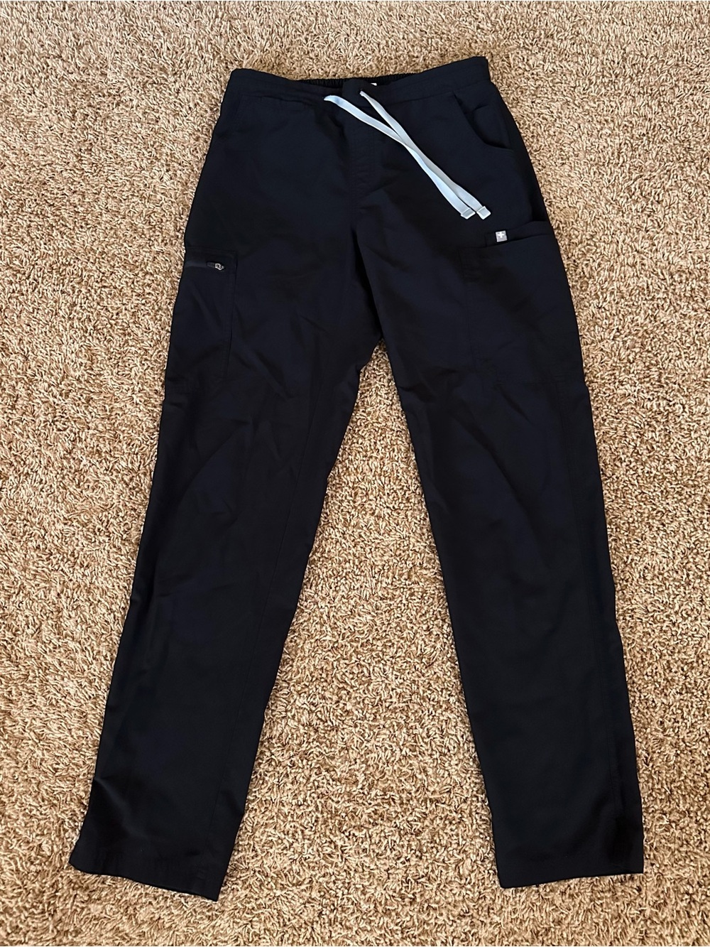 HTF Figs Fionlite Black Scrub Pants Small - Picture 2 of 10